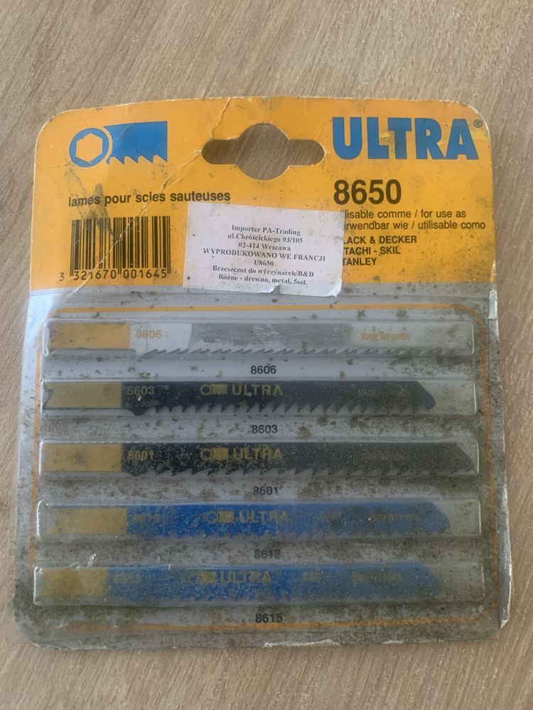 Brzeszczoty do wyrzynarek Ultra 8650
