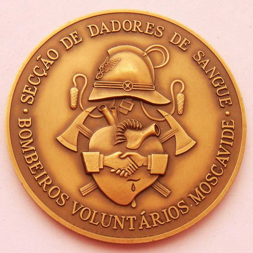 Medalha de Bronze Bombeiros Voluntários Moscavide Dadores de Sangue