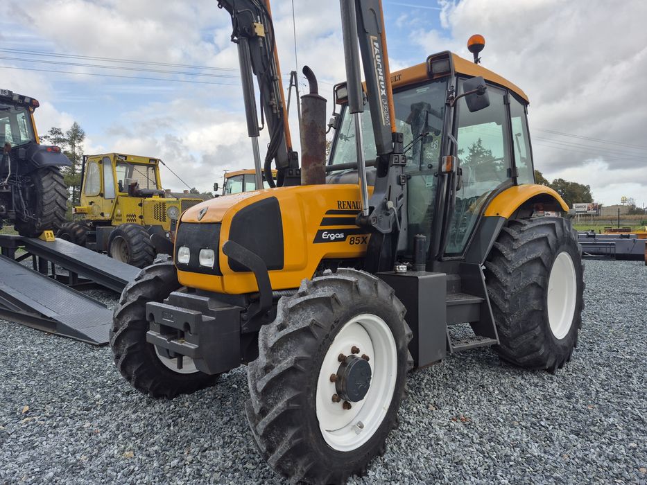 Renault ergos 85 z ładowaczem silnik john deere jak zetor mtz ursus mf