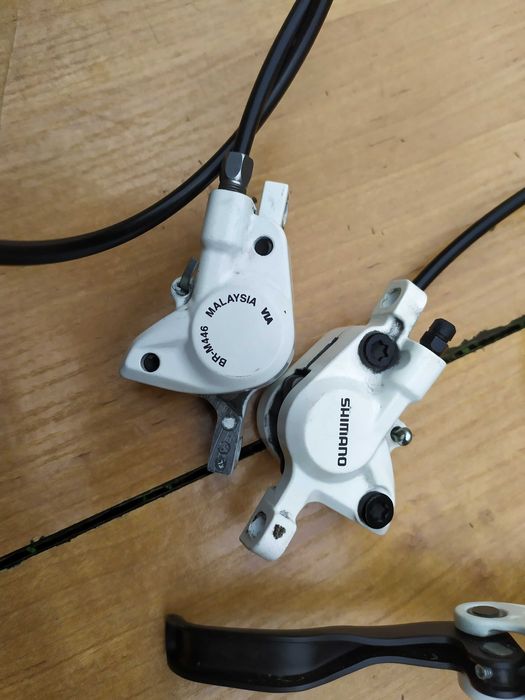SHIMANO BL-M445/BR-M446 hamulce hydrauliczne PM Dł. 78/150cm Polecam
