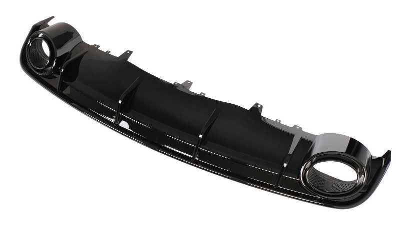 Dyfuzor Dokładka AUDI A6 C7 S LINE Czarny Połysk