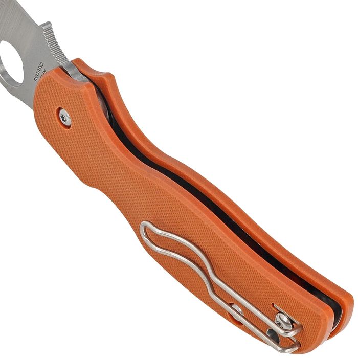 Nóż składany Spyderco Sage 5 Burnt Orange G10, Satin CPM REX 121