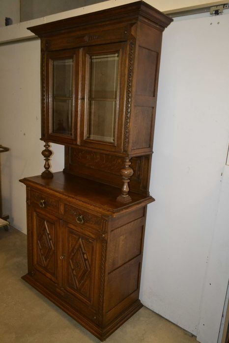 kredens eklektyczny .1910 . dąb