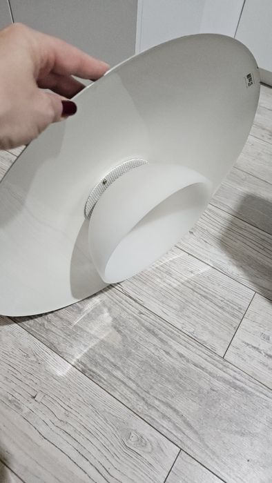 Lampa sufitowa wisząca Żyrandol srebrny