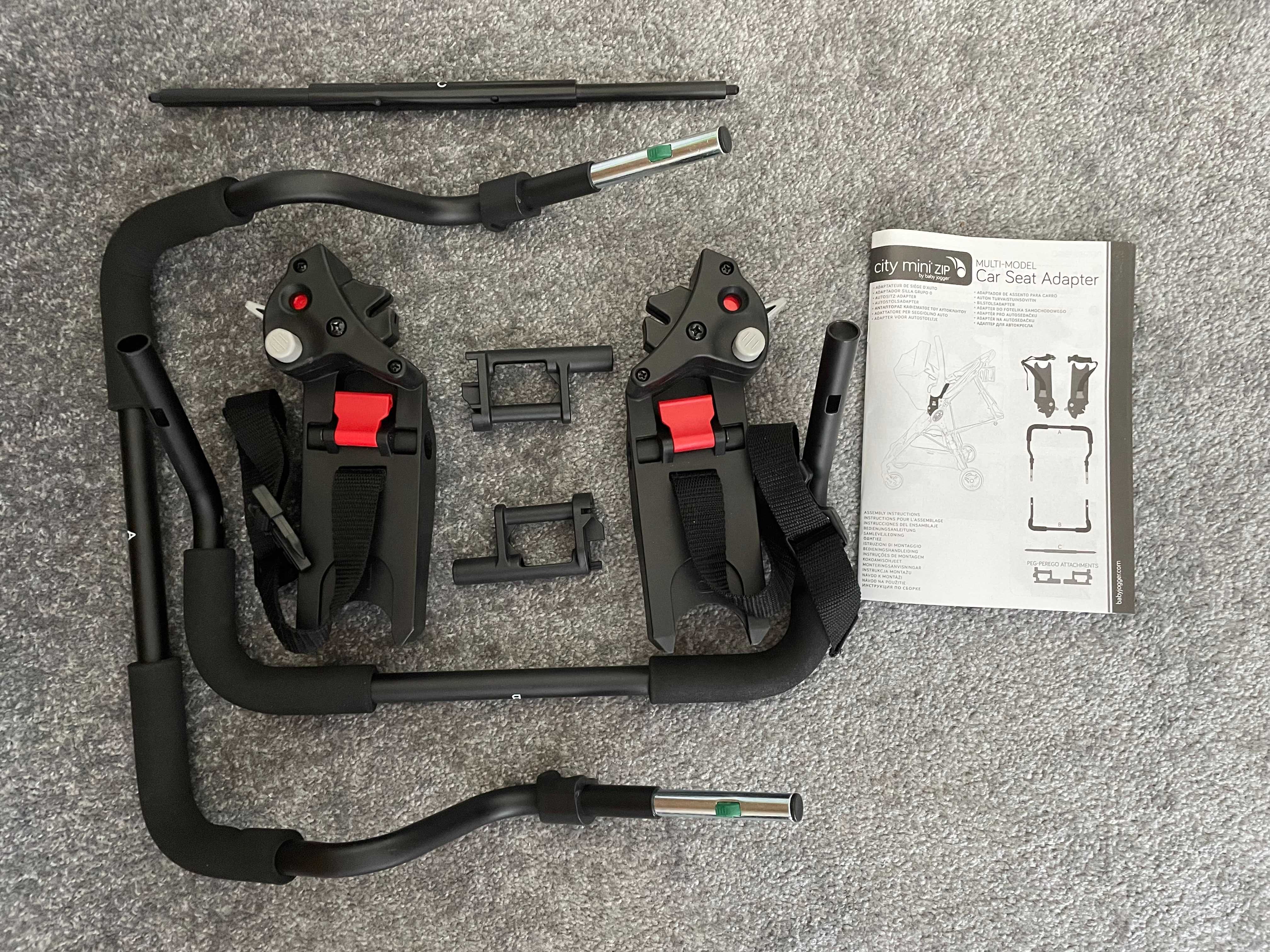 Adaptery do wózka City Mini Zip - foteliki: Chicco, Cybex, Maxi-Cosi