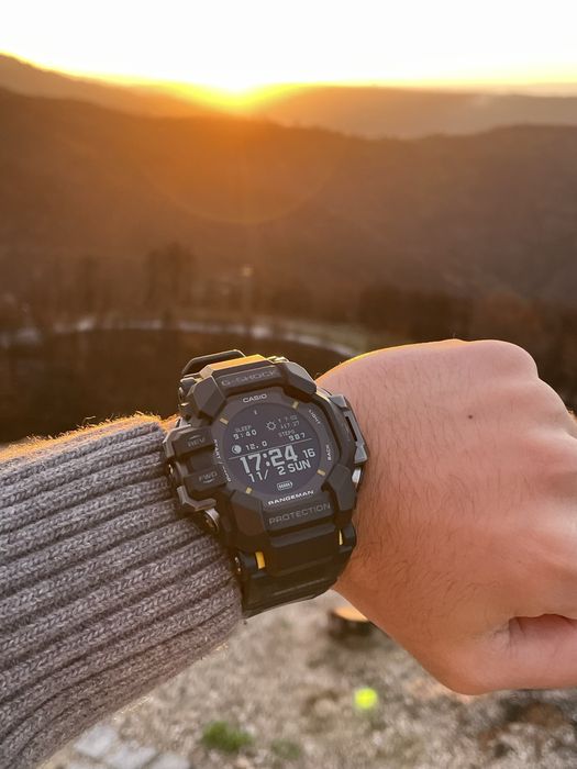 Relógio Casio G-Shock GPR H1000 Rangeman Bluetooth Solar, como novo