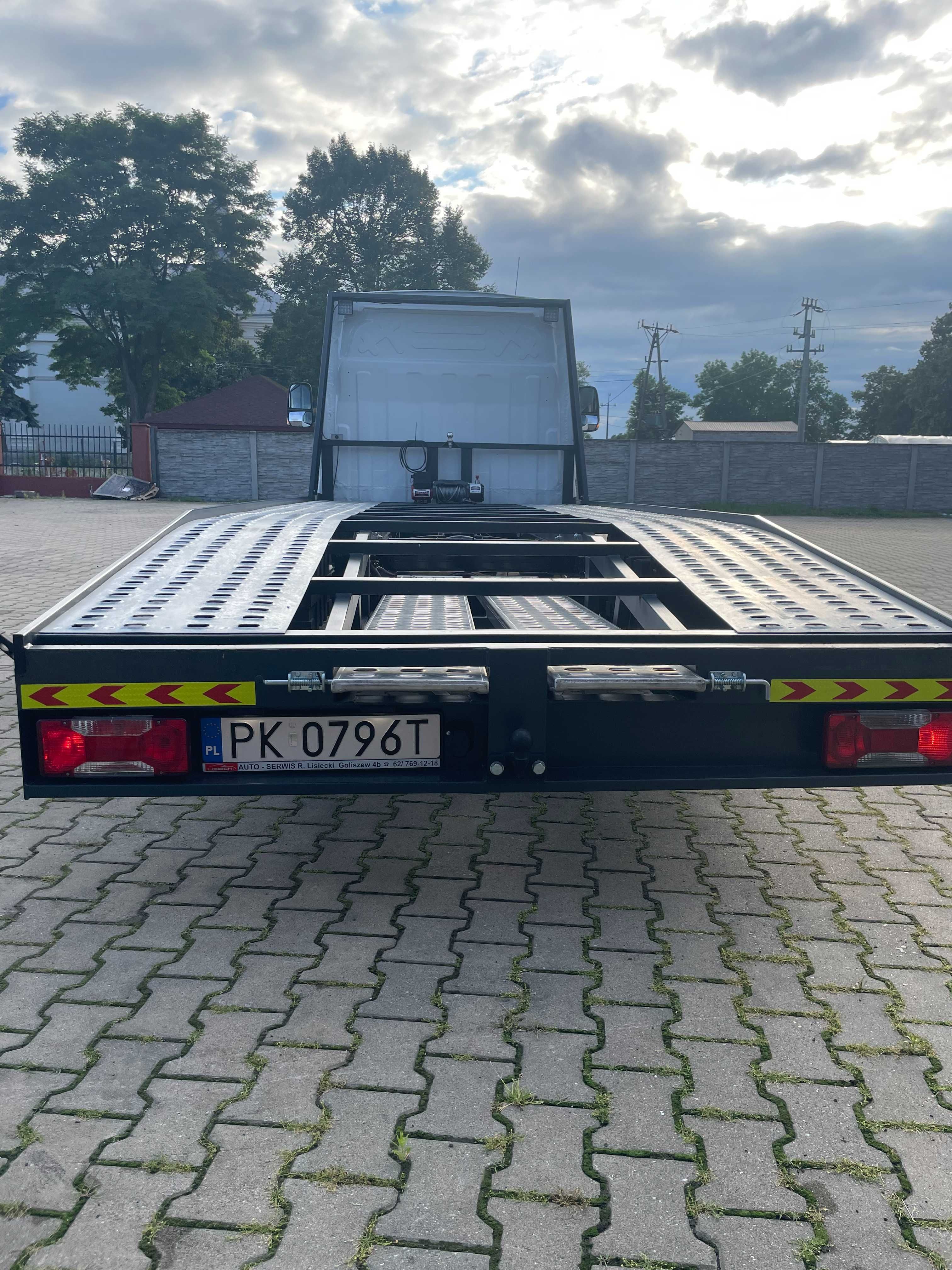 Wynajem autolawety, autolaweta 3,5 t, hak 3,5 tony, usługi autolawetą