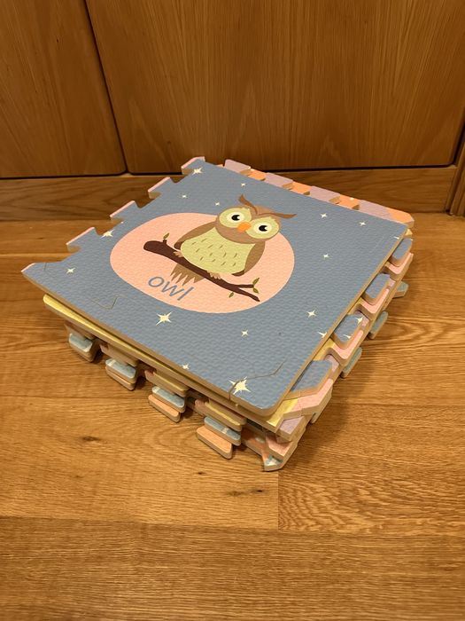 COMO NOVO Tapete brincar Puzzle Animais 9 peças