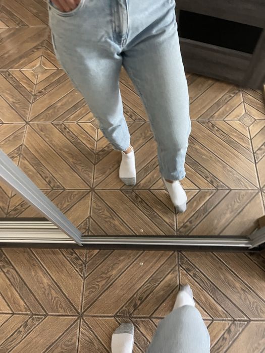 Жіночі джинси моми висока посадка