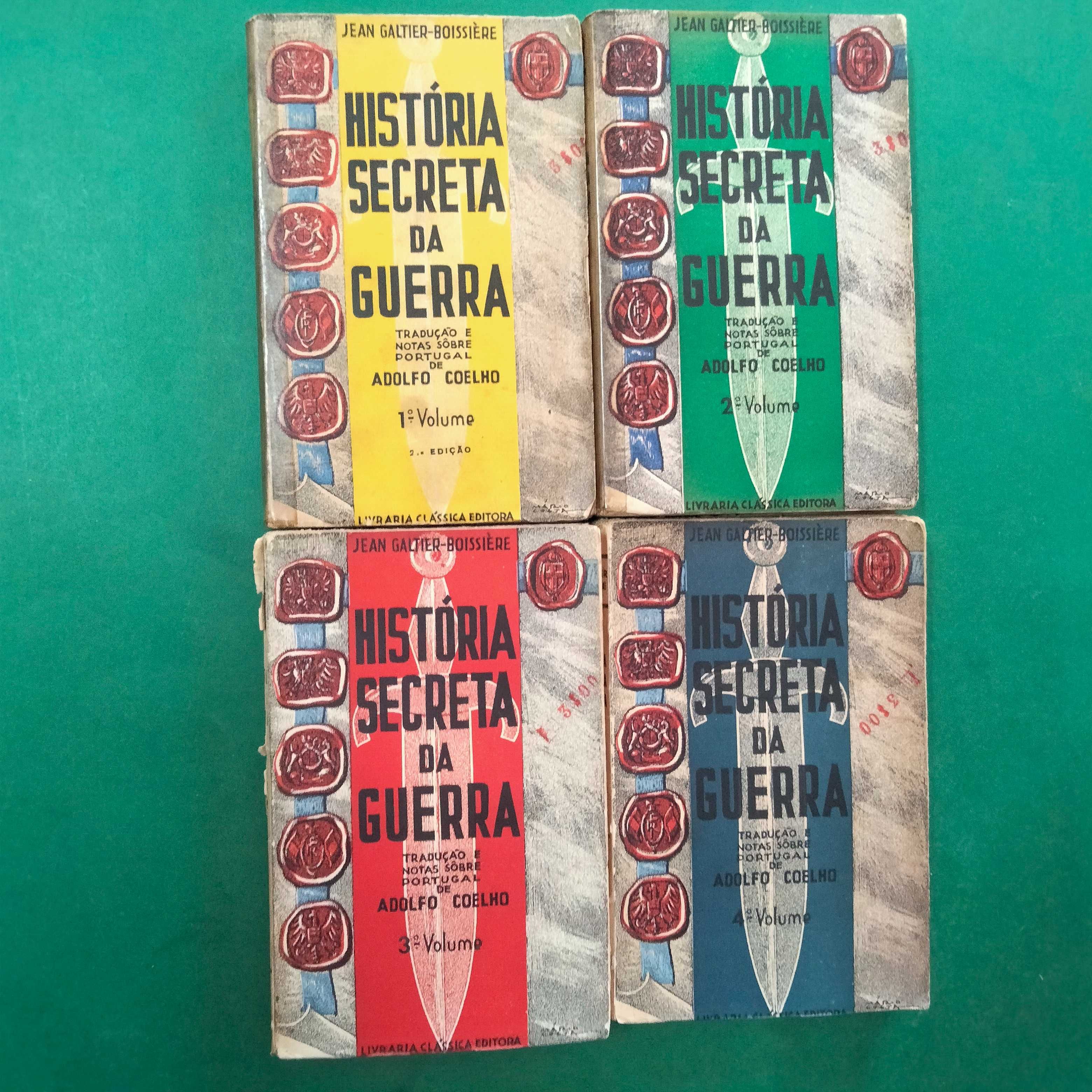 História Secreta da Guerra (4 vols.) - Jean Galtier-Boissière