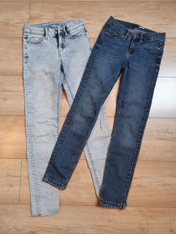 Spodnie jeans TALLY WEIJL i SINSAY r.32