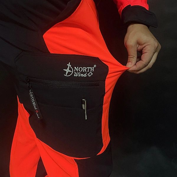 Spodnie ratownicze letnie elastyczne Flexi North-Wind Prm-23 Fluo (xl2