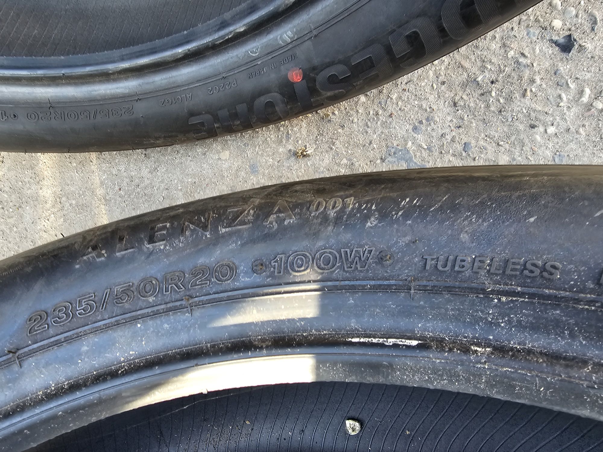 Opony Letnie Nowe Demo R20 235/50-Bridgestone-22Rok