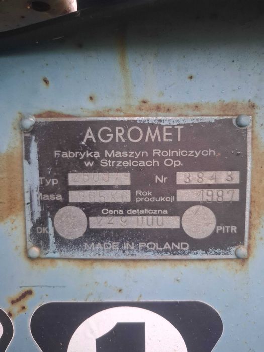 Sprzedam kopaczke elewatorową Agromet 1987, cena 5800 zł idealny stan!