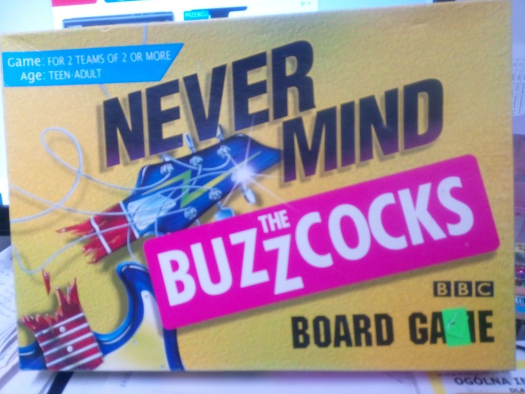 Gra planszowa muzyczna Never mind the buzzcocks z 1996