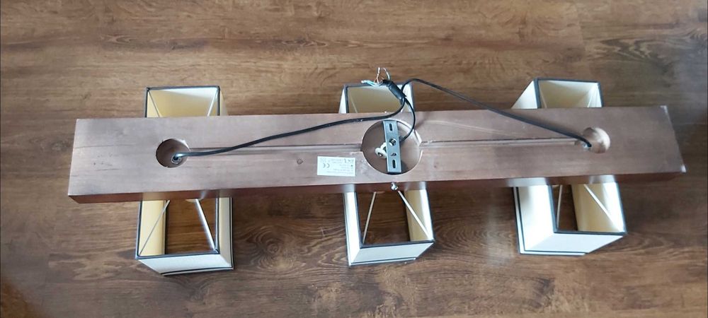 Lampa żyrandol na 3 i na cztery punkty świetlne