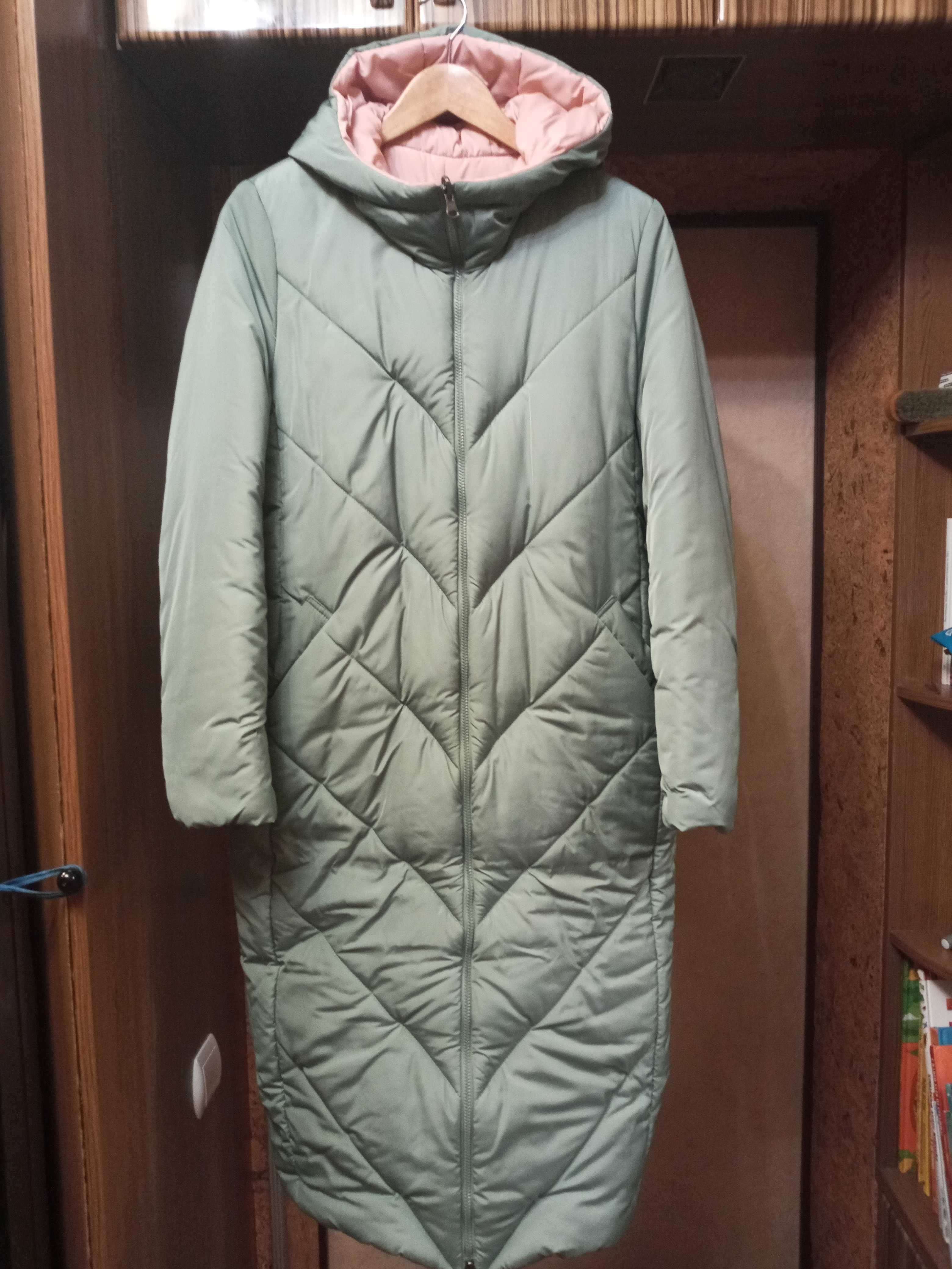 Теплое зимнее пальто для беременных