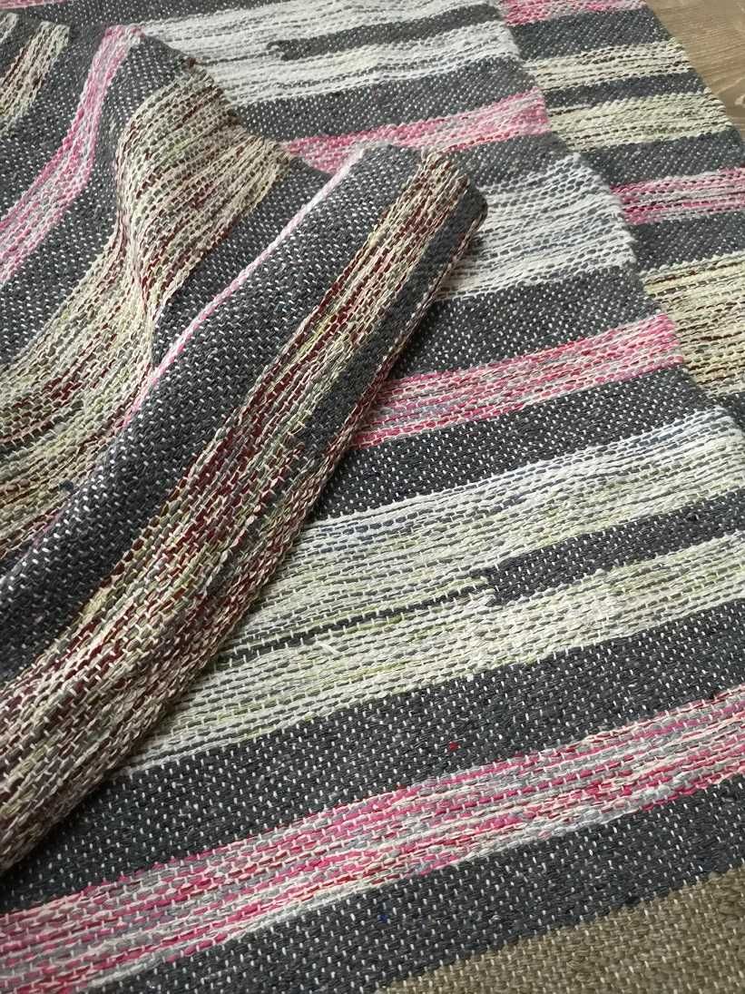 Bawełniany chodnik 50×80 aztec dywanik wycieraczka handmade eko