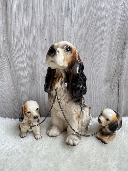 Porcelanowe figurki psów