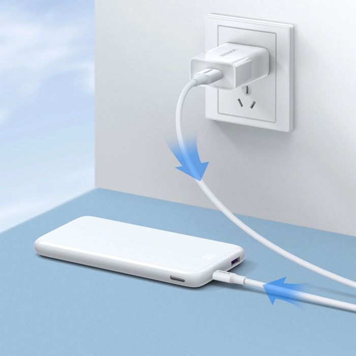 Kabel USB - micro USB Ugreen US289 0,5 m - biały