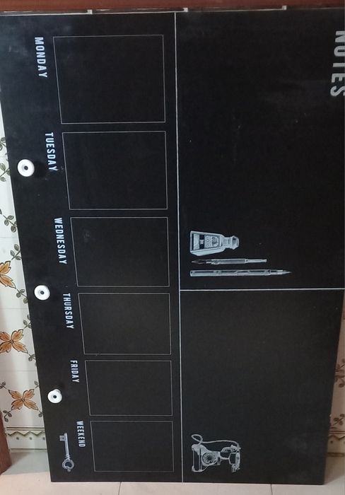 Quadro organizador de parede