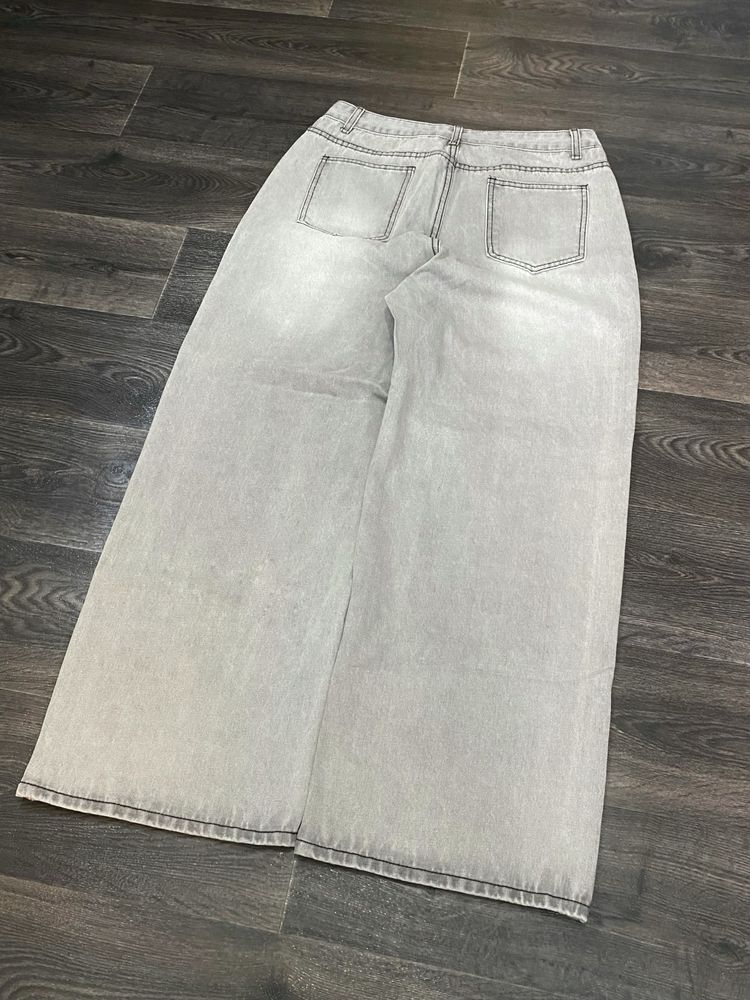 НОВІ Світло сірі baggy jeans | широкі джинси y2k sk8 у2к rep rap реп