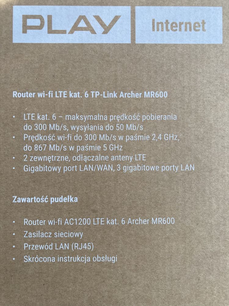 Router tp link Archer MR600