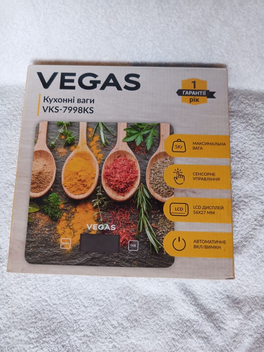 НОВЫЕ! Весы кухонные электронные Vegas VKS-7998KS