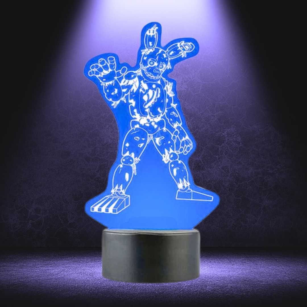 Lampka Nocna Biurkowa dla Dzieci FNAF Five Nights at Freddy's LED