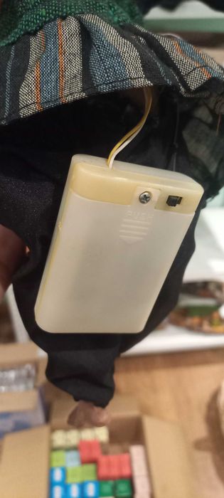 Bruxa enfeite heloween pilha