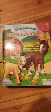 Wiejskie zwierzęta - książka z zabawkami (12 zwierząt)