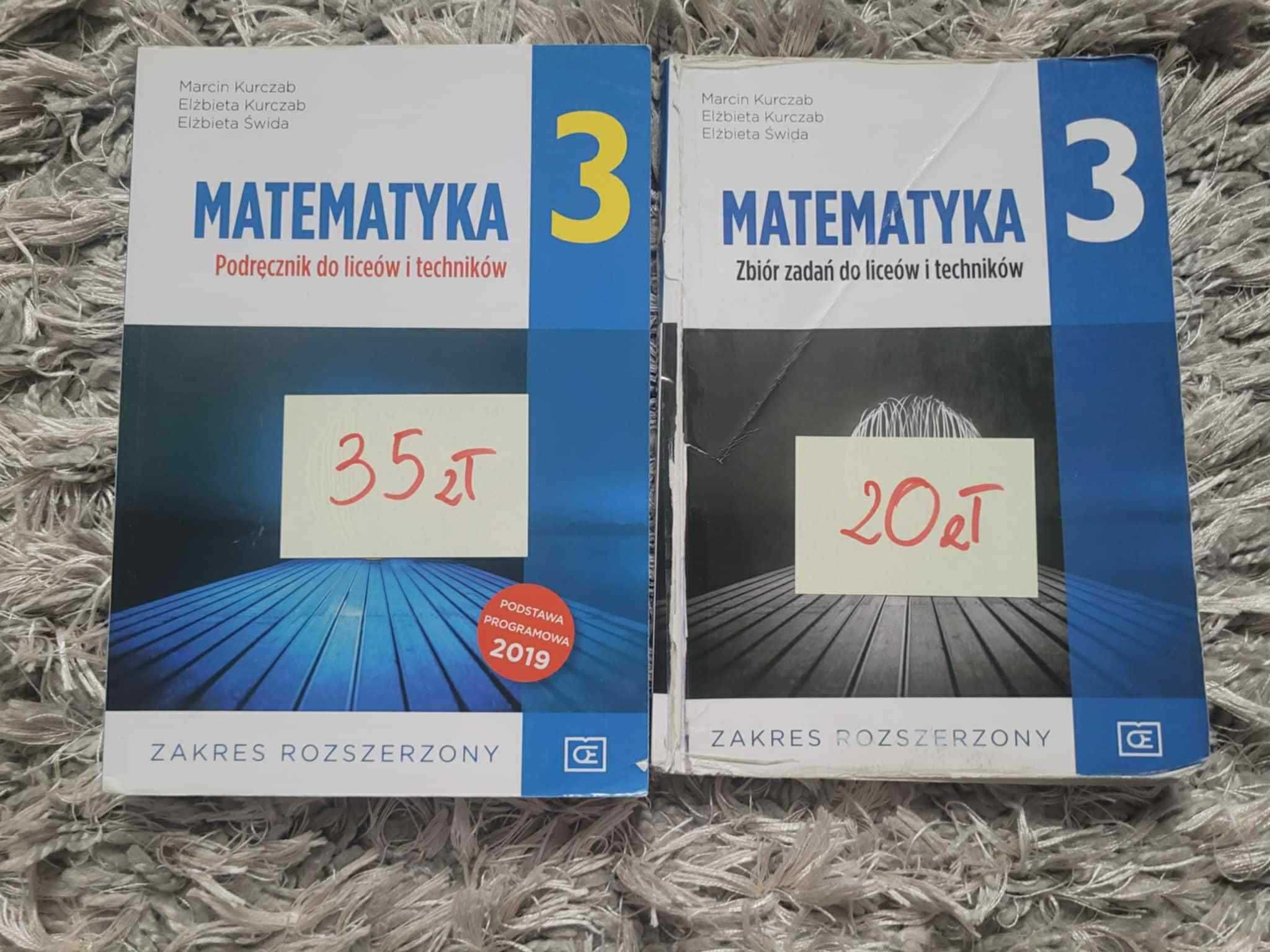 Matematyka 3 zbiór zadań i podręcznik poziom rozszerzony Oficyna