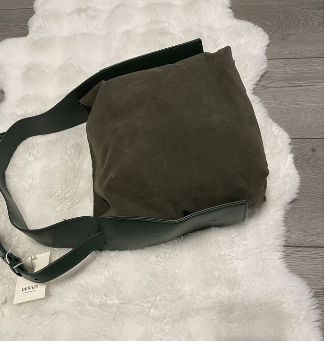 замшева сумка тоут