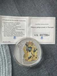 Moneta medal Totus tuus , o Maria certyfikat