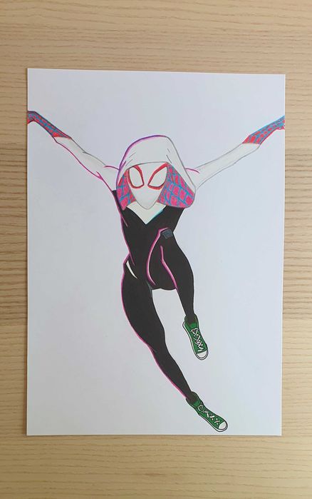Desenho do universo Spider-Man  - Spider-Gwen (Original & Digital)