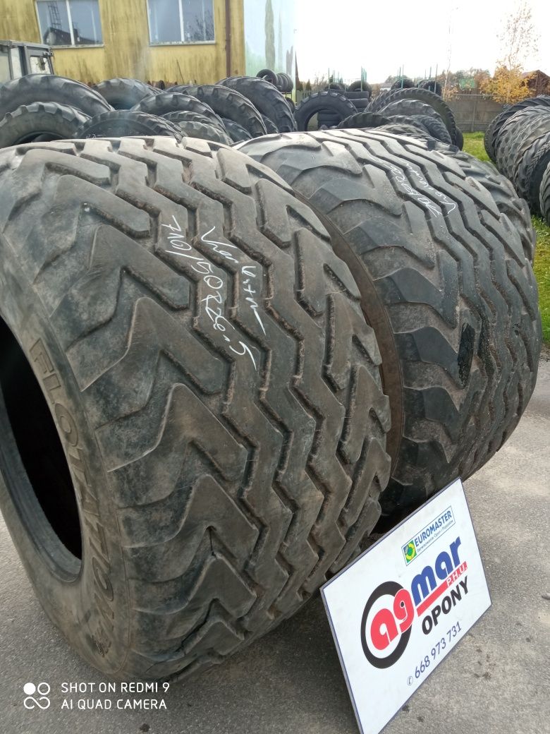 710/50R26.5 Vredestein opony używana rolnicze używane para