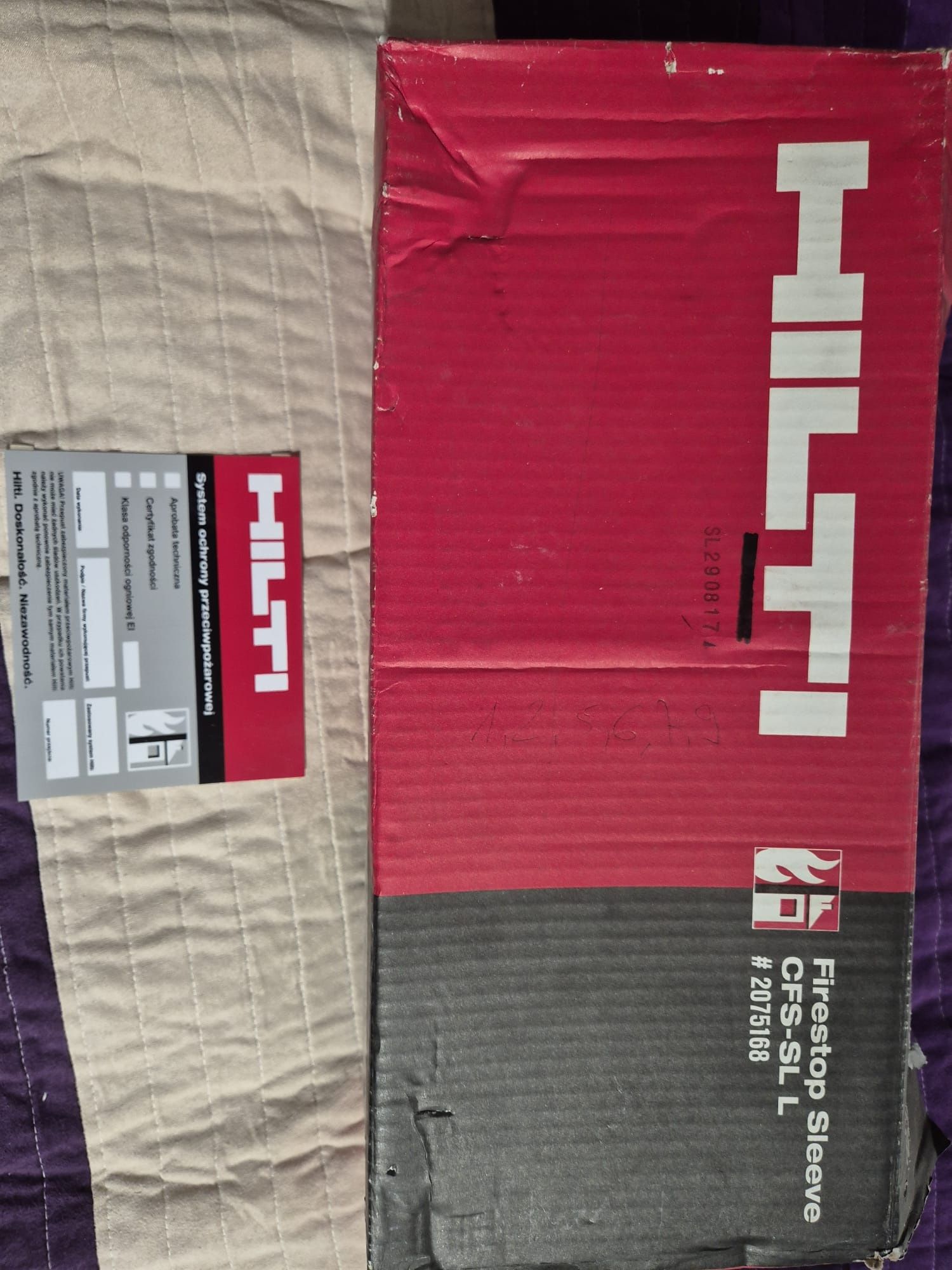 RRękaw ognioodporny Hilti CFS-SL L