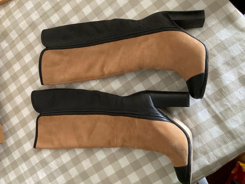 Botas em pele Zara 36