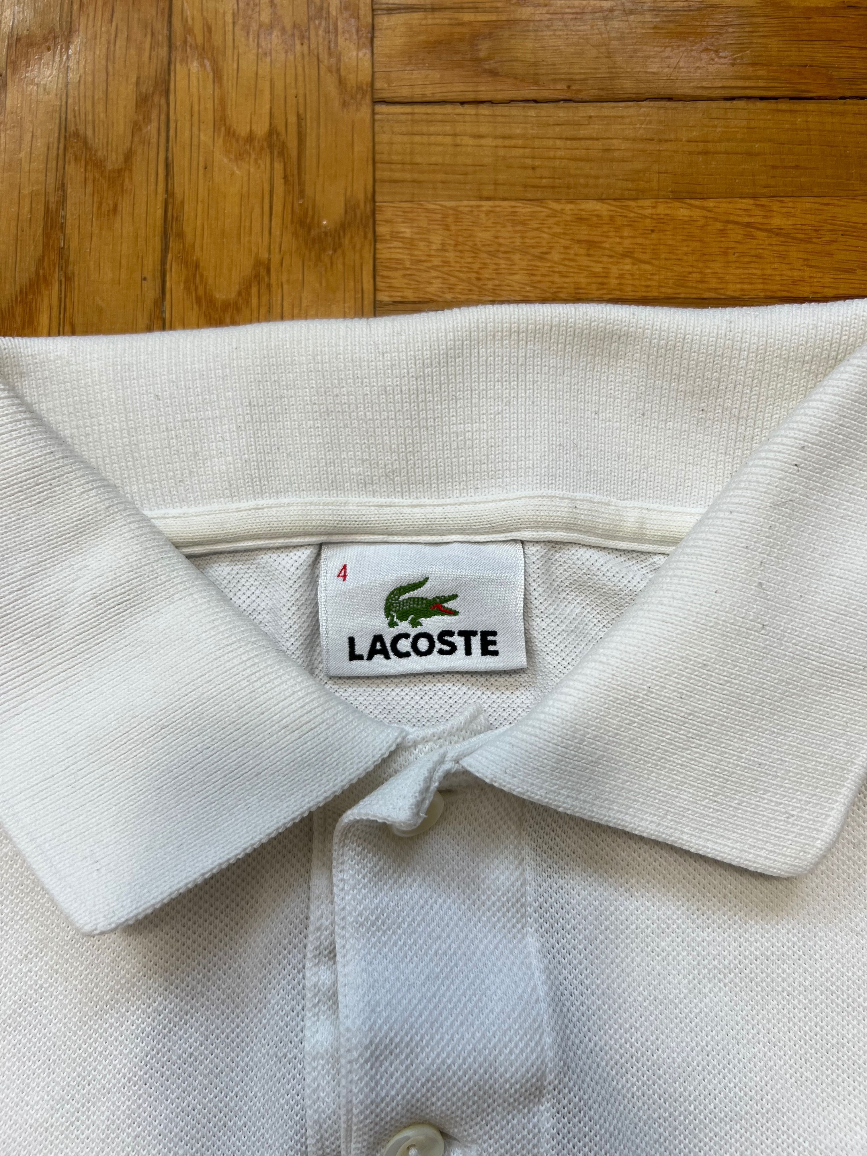 Polo Koszulka Lacoste white small logo