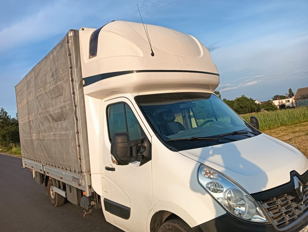 Renault Master Skrzynia alum, 10 pal ,plandeka i kurnik 2017 r