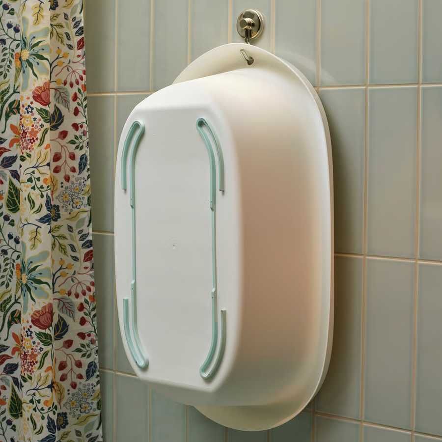 Banheira para bebé, branco/verde Ikea