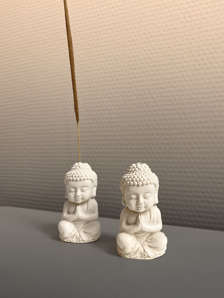 Ангел, Будда, подставки для аромапалочки, фигурки из гипса