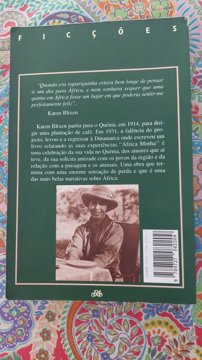 Livro África Minha - Karen Blixen