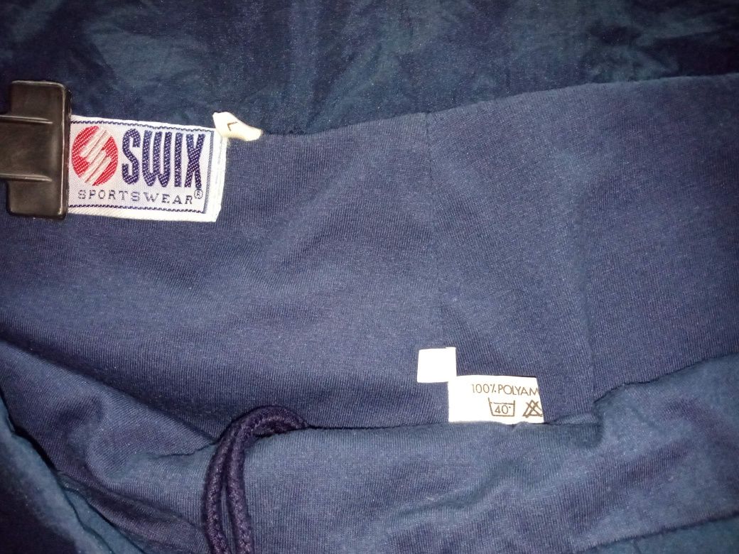 Swix spodnie dresowe L z podszewką  i suwakami po bokach