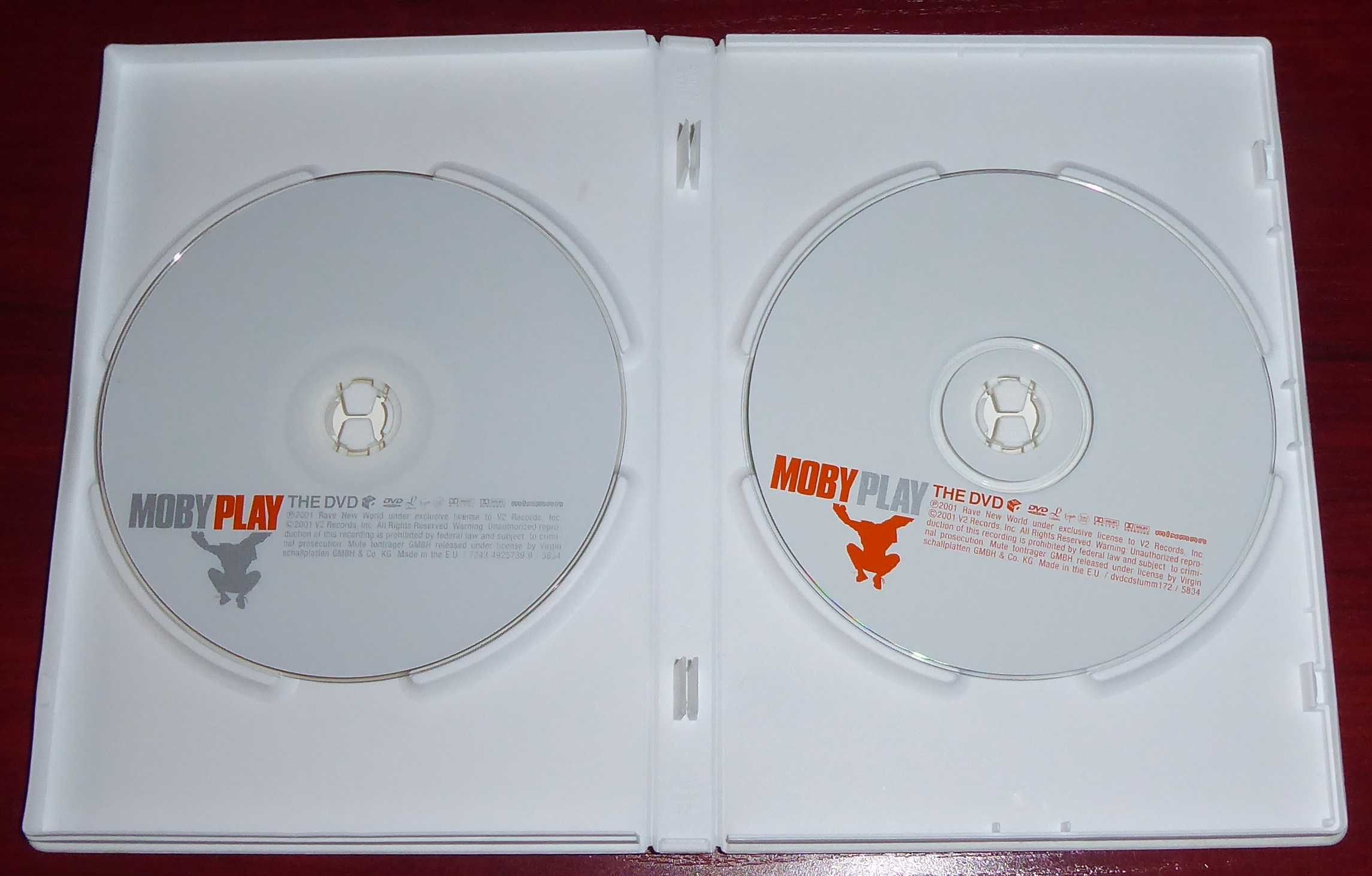 Moby Play DVD + CD unikat - hologram.