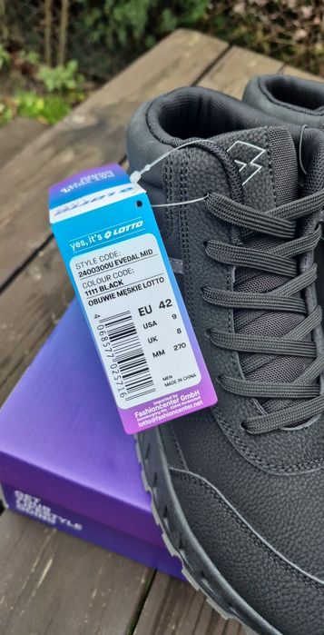 Lotto buty meskie jesien zima r. 42 trekinngowe Nowe metki