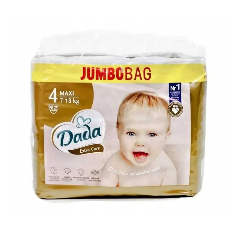 Pieluchy dada extra care 4,5  jumbo bag+gratis probiotyk dicoflor baby