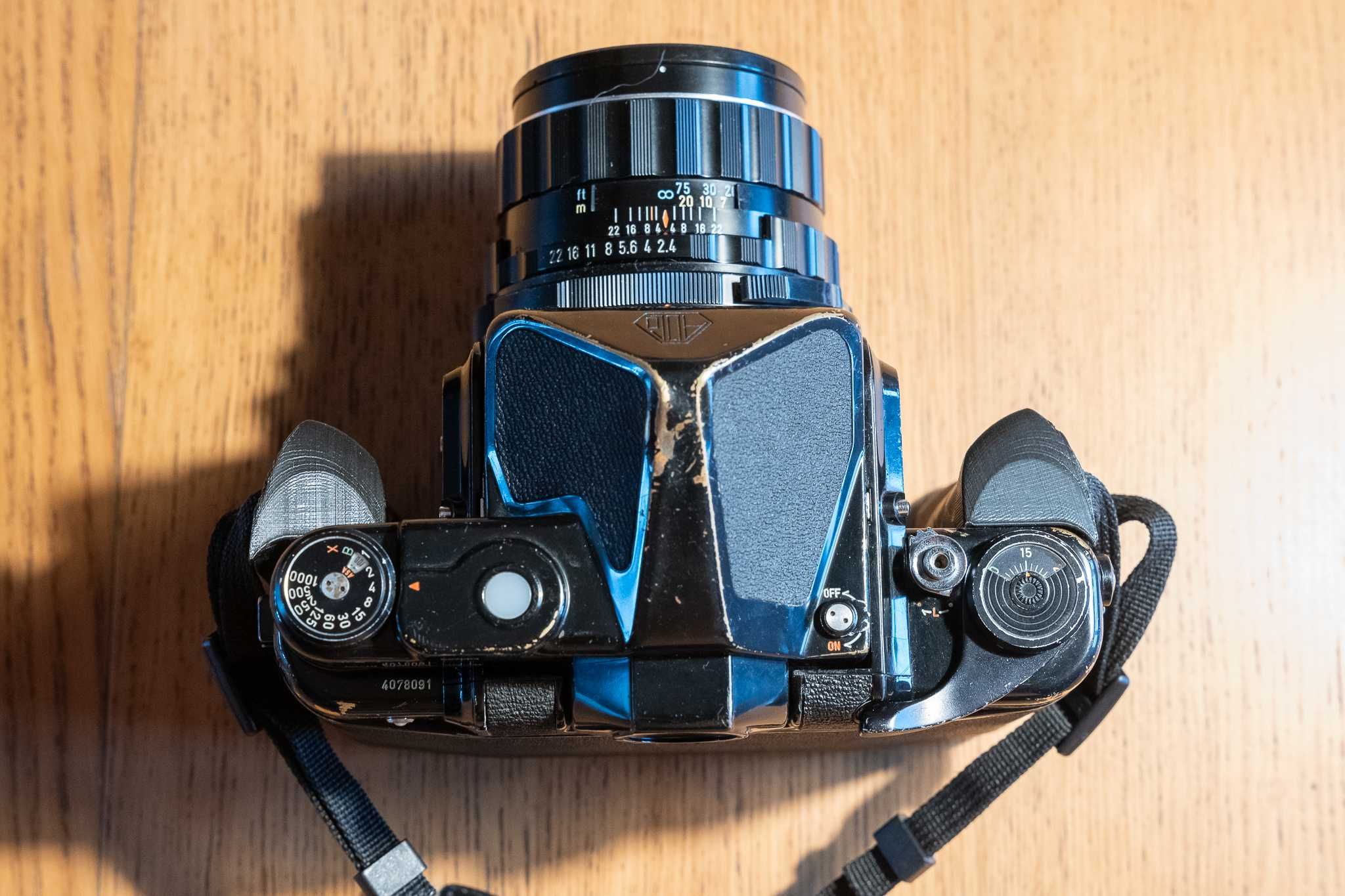 Pentax 6x7 + 105 F2.4 + 55 F3.5 + pryzmat z pomiarem