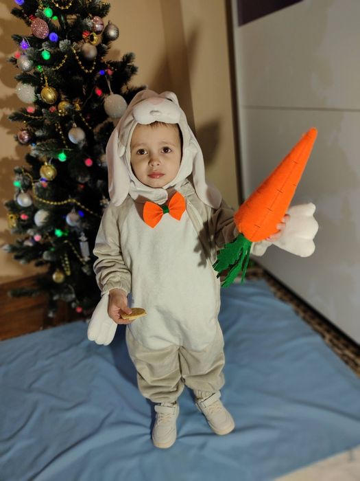 морква з метеликом із фетру