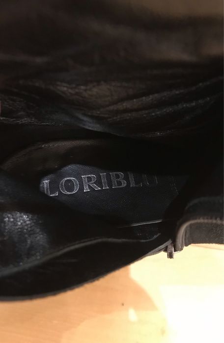 Сапоги женские межсезонные замшевые внутри из натуральной кожи Loriblu